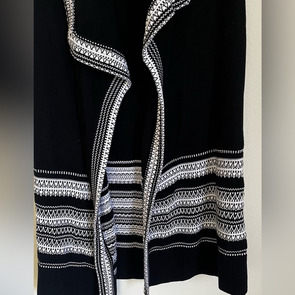 VINCE Textured Drape Front Cotton Sweater Vest Cardigan Sz. XS Excellent Cond! - Picture 10 of 14